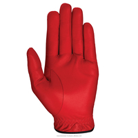 Gants de golf pour hommes en cuir Cabretta de haute qualité, sportifs, en PU, avec logo personnalisé, OEM, marque personnalisée, ODM, antidérapants, couleur personnalisée