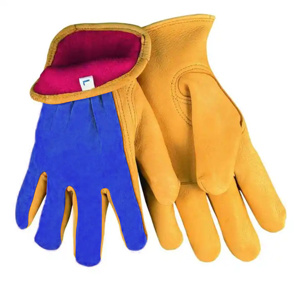 Guantes de Conducción de Cuero Reforzado de Piel de Vacuno, Guantes Industriales de Alta Seguridad con Protección para Manos y Brazos de Piel de Cabra - Product Image 6