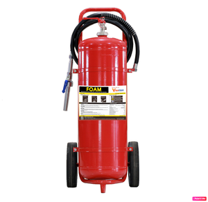 Extincteur à mousse concentrée Vinafoam 50L AFFF 3% sur chariot avec indice d'extinction 4A 144B, puissant et portable pour les situations d'urgence incendie - Product Image 1