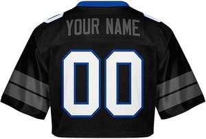 SILKZON INDUSTRY Hauts d'été respirants pour femmes grandes tailles, col en V, courts, à motif lettres, en maille, par sublimation, vente en gros - Product Image 6