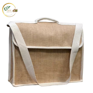 Wholesale Jute <b>File</b> Bag Manufacturer – Eco Friendly Document Bag with Custom Logo for Office and Promotional Events - Product Image 2