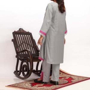 ชุดสูทสีกากีประดับ PW4070สำหรับผู้หญิง2ชิ้น - Product Image 1