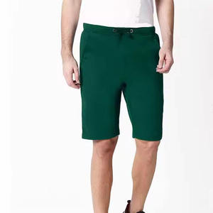 Shorts Bermuda Vert Uni pour Homme, Taille Mi-Haute avec Cordon de Serrage, Séchage Rapide, Décontracté et Sportif - Product Image 6