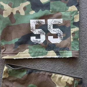 Pantalones Casuales Deportivos de Lona para Hombre con Logotipo Personalizado, Transpirables, Ecológicos, Ligeros, Vintage, de Secado Rápido, 100% Algodón - Product Image 4