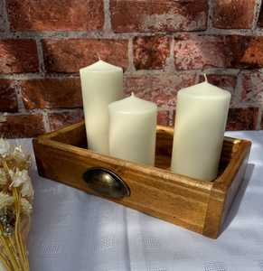 Bandeja de madera económica para servir comida en la cama, comidas familiares, aperitivos para fiestas y comidas cotidianas de AALIYAN IMPEX - Product Image 2