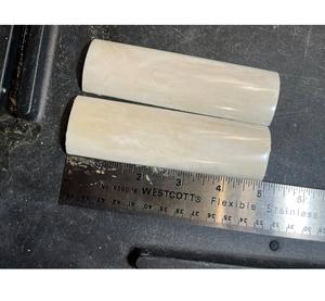 Écaille de os de chameau premium, blanche et lisse, technique pour la fabrication de couteaux, polie, naturelle, artisanale, style animalier nautique - Product Image 3