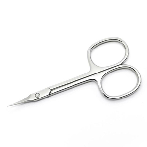 Stainless Steel Durable Safety Baby and Nose Hair Nail Scissors With Plastic Handle and Protective Sleeve - Product Image 3