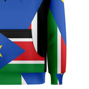 เสื้อฮู้ดดี้ผู้ชายคุณภาพสูงแบบซับลิเมชั่น 100% ผ้าฝ้าย สไตล์ลำลองแฟชั่นสำหรับฤดูหนาว ดีไซน์กระเป๋าเสื้อแบบสวมหัว - Product Image 5