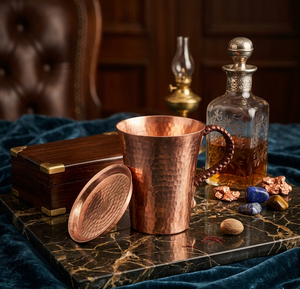 New Arrival Elegant Moscow Mules <b>Copper</b> Tumbler <b>Cup</b> Cocktail Mugs Leak-Proof Lid Vacuum Insulation Coffee Hand-made Eco-Friendly - Product Image 1