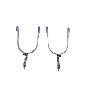 Espuelas de Acero Inoxidable para Caballos, Estilo Vaquero Occidental, para Entrenamiento y Competición Ecuestre - Product Image 2