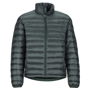 Veste d'hiver matelassée pour hommes, coupe-vent à capuche, veste décontractée de couleur unie, veste épaisse à coupe régulière - Product Image 1