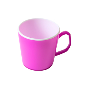 Gobelet à boisson rond bicolore – Tasse à boisson réutilisable en plastique - Product Image 2