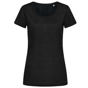 T-shirt à col rond et manches courtes en coton 100% - Jersey en coton 100% - Coupe décontractée - Respirant - Longueur normale - Couleur unie - Toutes saisons - Product Image 6