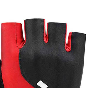 Premium Half Finger <b>Running</b> Stepper Gloves Leather <b>Gel</b> Padded Portable for MTB Road <b>Running</b> Comfortable Grip Wear - Product Image 6