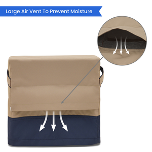 Housses de chaise profondes élégantes résistantes aux UV, housses de table d'extérieur personnalisées, imperméables, en polyester Oxford 420D / 600D - Product Image 6