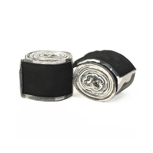 Bandes de boxe personnalisées en gros en coton avec motifs imprimés, couleurs et logos personnalisables, protection du poignet - Product Image 4