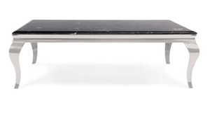 Mesa de Centro Moderna de Mármol Rectangular con Patas de Metal, Muebles para Sala de Estar, Hotel o Apartamento - Product Image 2