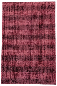 Alfombra de Seda Color Rojo Intenso – Alfombra Minimalista Hecha a Mano - Product Image 1
