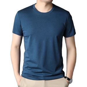 Camiseta con Logotipo Personalizado Estampado para Hombre, Algodón Orgánico Grueso, Cuello Redondo, Talla Grande, Camiseta Lisa Extra Grande - Product Image 3