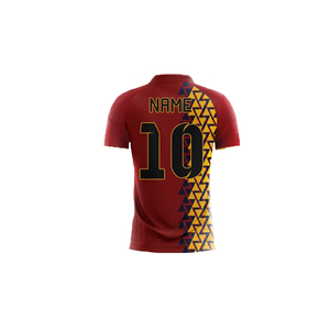100% Custom Quick Dry Breathable Mens Soccer Uniform Set Digital Print Short Sleeve Training Jerseys Front Custom Team Name OEM - Product Image 5