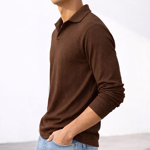 Chemises formelles pour hommes de qualité supérieure à prix raisonnable, à manches longues, avec logo brodé personnalisé, tricotées, anti-boulochage, fabriquées au Bangladesh - Product Image 3