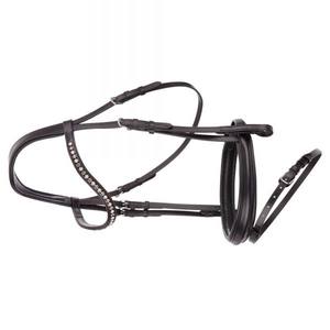 Ensemble complet de bridon équestre en cuir de haute qualité et durable pour l'extérieur avec rênes, personnalisation acceptée, haltères équestres complets - Product Image 1