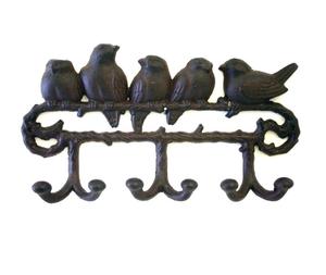 Gancho de pared metálico industrial estilo granja, de hierro fundido resistente, multifuncional y decorativo, para colgar abrigos, bolsos en baño y cocina - Product Image 6