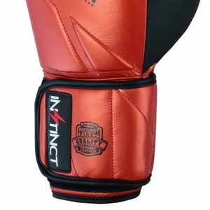 Gants d'entraînement en cuir de vachette Techno Kickboxing de qualité supérieure, durables, légers, avec sangle de poignet réglable pour la fermeture - Product Image 4
