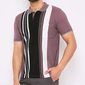 Servicio OEM/ODM, Camiseta Polo para Hombre a Bajo Precio, Camiseta Polo para Hombre con Cuello Alto y Botones Delanteros, Superventas - Product Image 3