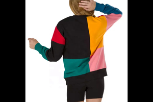 Sudadera de talla grande para mujer, suéter deportivo, sudadera extragrande de forro polar para invierno, diseño informal, transpirable y de secado rápido. - Product Image 2