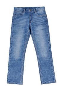 Jeans de Hombre de Pierna Recta Lavados, Estilo Casual, 100% Algodón, Varios Colores y Tallas, OEM ODM - Product Image 1