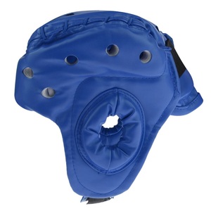 ELEGANT CORPORATION High Quality Boxing <b>Training</b> <b>Head</b> Guard PU Leather Cowhide EVA Foam Padding Unisex for Martial Arts - Product Image 6