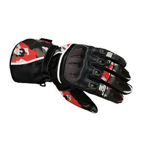 Gants de moto en cuir pleine doigt pour la course, imperméables, respirants, compatibles écran tactile, avec logo – Vente en gros - Product Image 3