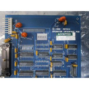Carte de circuit imprimé d'interface opérateur Matrix 1000-0042 REV - Équipements et pièces semi-conductrices d'occasion fiables à l'échelle mondiale - Product Image 1