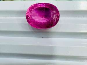 พลอยทัวร์มาลีนสีชมพูธรรมชาติ 100% ใหม่ล่าสุด สำหรับทำเครื่องประดับ น้ำหนัก 9.28 กะรัต พลอยรูเบลไลต์สีชมพูเข้มธรรมชาติ ราคาขายส่ง - Product Image 4