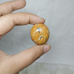 Vente en gros 20-30mm naturel indonésien bourdon jaspe pierres précieuses de haute qualité fabriqués à la main cristal de guérison poli forme dégringolée - Product Image 6