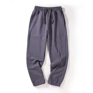 Custom Logo Cotton Zipper Pocket Men Joggers Sweatpants Slim Fit Grey Gym Joggers Pants For Men - Product Image 2