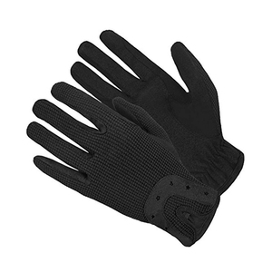 Guantes de equitación antideslizantes para invierno, cómodos, de ajuste completo, transpirables, de cuero, para protección ecuestre - Product Image 1