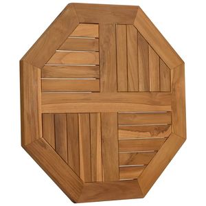 Tavolo in legno massello Teak 23.6 Design ottagonale "x 23.6" x 1" - Product Image 3
