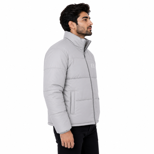 Custom <b>Winter</b> Bubble Jacket For Men Lightweight <b>Quilted</b> Casual Streetwear Outerwear OEM Zip Men's Jackets Wholesale Supplier USA - Product Image 2