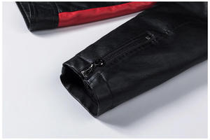 Chaqueta de Cuero para Hombre, Estilo Motero Vintage, Cálida, para Otoño, Chaqueta de Cuero con Forro Polar, Estilo Casual para Primavera 2026 - Product Image 6