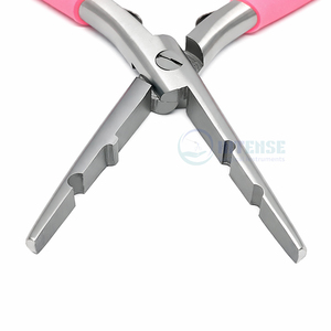 Alicates de Acero Inoxidable Eficientes de 7 Pulgadas para Colocación y Extracción de Extensiones de Cabello, con Agujas de Doble Cara de 3.6mm para Uso Comercial - Product Image 2