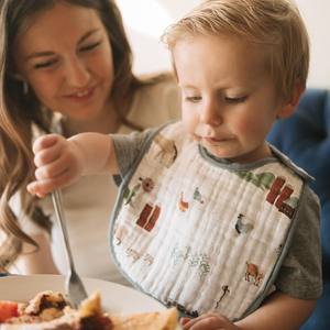 Bavoirs pour bébé 95% bambou 5% élasthanne Durables et doux - Product Image 3