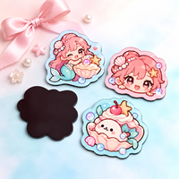 Aimants de réfrigérateur personnalisés avec logo, animaux de dessin animé, finition époxy, cadeaux promotionnels