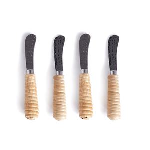 Vajilla para servir de boda con estilo occidental, juego de cubiertos de acero inoxidable con acabado plateado, juego de cubiertos hecho a mano con mango largo - Product Image 5