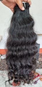 Haute Qualité Doux Non Transformés Naturel Remy Trame Extensions De Cheveux Bouclés Vierge Indien Cheveux Humains Génie Trame Dessinée Unique - Product Image 6