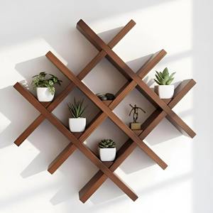 Jardinière en bois écologique pour l'intérieur et l'extérieur, pot décoratif pour fleurs et plantes, conteneur pour la maison, le patio et le balcon - Product Image 6