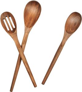 Hot Selling Handmade <b>Wooden</b> Cutlery <b>Sets</b> for Home Decorations Best Quality Good Selling <b>Wooden</b> Slotted <b>Spoon</b> for Kitchenware - Product Image 6