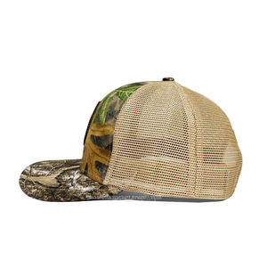 High Quality Leaf Camouflage Tactical Trucker Hats with Leather Logo Patch Camo Printing Performance <b>Cap</b> <b>Men</b> Hunting Gorras - Product Image 3