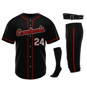Uniforme de Béisbol Personalizado al por Mayor con Tela Ligera e Impresión por Sublimación - Product Image 2